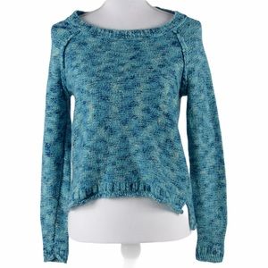 Kenzie Blue & Cream Sweater